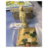 VTG CARVED FIGURINE, ANTHROPOMORPHIC ANIMAL