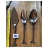 YAMAZAKI JAPAN STAINLESS STEEL SERVING SET (3),