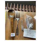 KALMAR ITALY SEAFOOD PICKS, WOODEN SPOON, SERVING