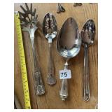 TOWLE SERVING SPOONS, ONEIDA SERVING SPOON,