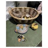 FITZ AND FLOYD PUMPKIN COVERED DISH, DECORATIVE