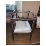 VTG WOODEN DOLL BED, CANOPY FRAME, INCLUDES