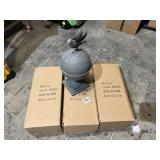 WISTERIA IRON BIRD FINIALS (3), MODEL W3853, IN