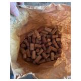 ASSORTED NATURAL CORK WINE STOPPERS, VARIOUS