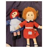 RAGGEDY ANN DOLLS, PR, ONE W/ ANNI POCKET