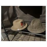 DOBBS NEW YORK WOOL/LAMBSWOOL FEDORA, SIZE 7 3/8,