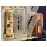 WINESKIN BOTTLE PROTECTORS (4), DECORATIVE WINE