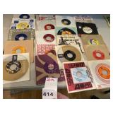 ASSORTED VTG 45 RPM VINYL RECORDS, VARIOUS