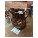 VTG WHIELDON STYLE TORTOISESHELL PITCHER, RELIEF