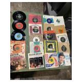 ASSORTED VTG 45 RPM VINYL RECORDS, VARIOUS