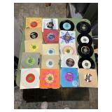 ASSORTED VTG 45 RPM VINYL RECORDS, VARIOUS