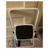 COSCO FOLDING STEP STOOL, METAL CONSTRUCTION,