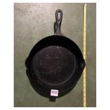 FAVORITE PIQUA WARE CAST IRON SKILLET, MARKED ON