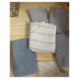 ASSORTED TEXTILE FABRIC SWATCHES, VARIOUS WEAVES