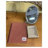 DEAR 98 METAL DUCK FOOT MIRROR, PICTURE FRAME,