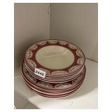 JOHNSON BROS FARMYARD CHICK SOUP BOWLS (8).