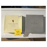 POTTERY BARN REINDEER COCKTAIL PLATES, SET OF