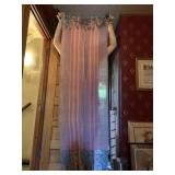 VTG WOVEN TEXTILE RUNNER, STRIPED PATTERN,