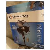 COMFORT ZONE 16IN OSCILLATING PEDESTAL FAN, MODEL
