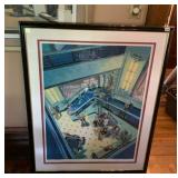 MICHAEL YOUNG SIGNED LIMITED EDITION PRINT, ART