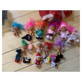 ASSORTED VTG TROLL DOLLS (14), INCLUDES VARIOUS