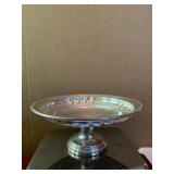STERLING SILVER WEIGHTED BASE COMPOTE 9.198 OZT,