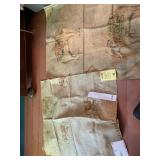 ANDREW MARTIN FABRIC REMNANTS, MUGHAL COLLECTION,