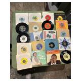 ASSORTED VTG 45 RPM VINYL RECORDS (20), VARIOUS
