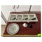 TAG HALLOWEEN SERVING DISH, GHOST SALT AND PEPPER
