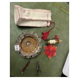 SILVER-PLATED GRAPE MOTIF COASTER, LAGUIOLE
