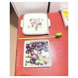 PORTMEIRION BOTANIC GARDEN PORCELAIN TRAY AND PPD