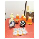 VTG GURLEY AND PAPEL HALLOWEEN CANDLES, INCLUDES