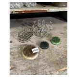 FLORAL ARRANGEMENT TOOLS, METAL FLOWER FROGS (3),