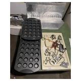 WILTON MINI MUFFIN PANS (2), ASSORTED METAL