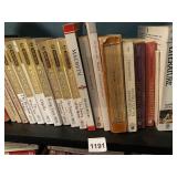 ASSORTED SOFTCOVER LITERATURE, CLASSICS, POETRY,