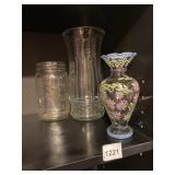 GLASSWARE COLLECTION INCL. MASON JAR, WHEAT