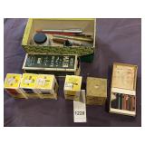 ARTIST SUPPLIES W/ PELIKAN DRAWING INKS, CONTE A
