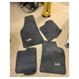 AUDI A4 CARPET FLOOR MATS, BLACK, SET OF FOUR.