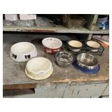 MACKENZIE-CHILDS PET BOWL, SIGNATURE RIVIERA VAN