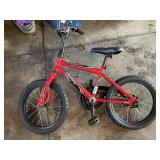 HUFY ROCK IT 16 BICYCLE, RED FRAME, 16 INCH