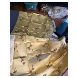 CHINESE ARTS & CRAFTS (HK) LTD SILK FABRIC, GOLD