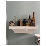 VTG MEDICINE BOTTLES, TIN SALVE, DENTAL FLOSS,
