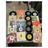 VTG 45 RPM VINYL RECORDS, ASSORTED ARTISTS, INCL.