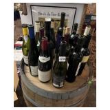 ASSORTED WINE BOTTLES, EMPTY (24).