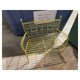 METAL WIRE MINIATURE BENCHES, ASSORTED COLORS,