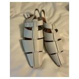 VAGABOND SHOEMAKERS LEATHER SANDALS, WHITE, SIZE