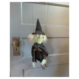PELHAM PUPPETS WITCH MARIONETTE, VTG, WOODEN