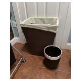 TALL RECTANGULAR LAUNDRY HAMPER W/ MESH LINER,