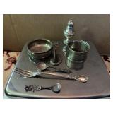 ASSORTED STERLING SILVER TABLEWARE(2.315 OZT),