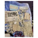 VTG LACE TRIM ASSORTMENT, INCLUDES QUAKER LACES
